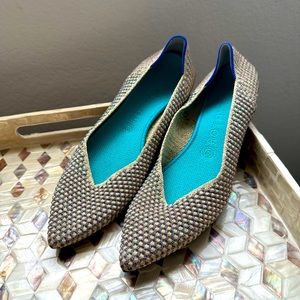 Rothy’s The Point gold metallic camo 10